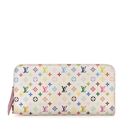 Louis Vuitton Monogram Multicolor Insolite Wallet White Litchi 1 of 7