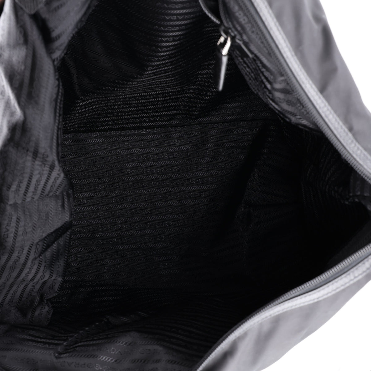 Prada Re-Nylon Saffiano Duffle Bag Black 4 of 10