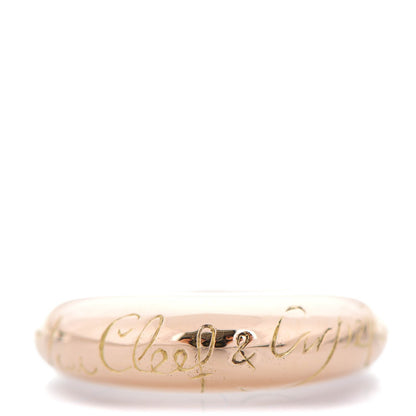 Van Cleef & Arpels 18K Rose Gold Dome Signature Ring 47 4 1 of 6