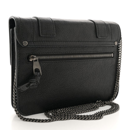 Proenza Schouler Lambskin Large PS1 Chain Wallet Black 3 of 11
