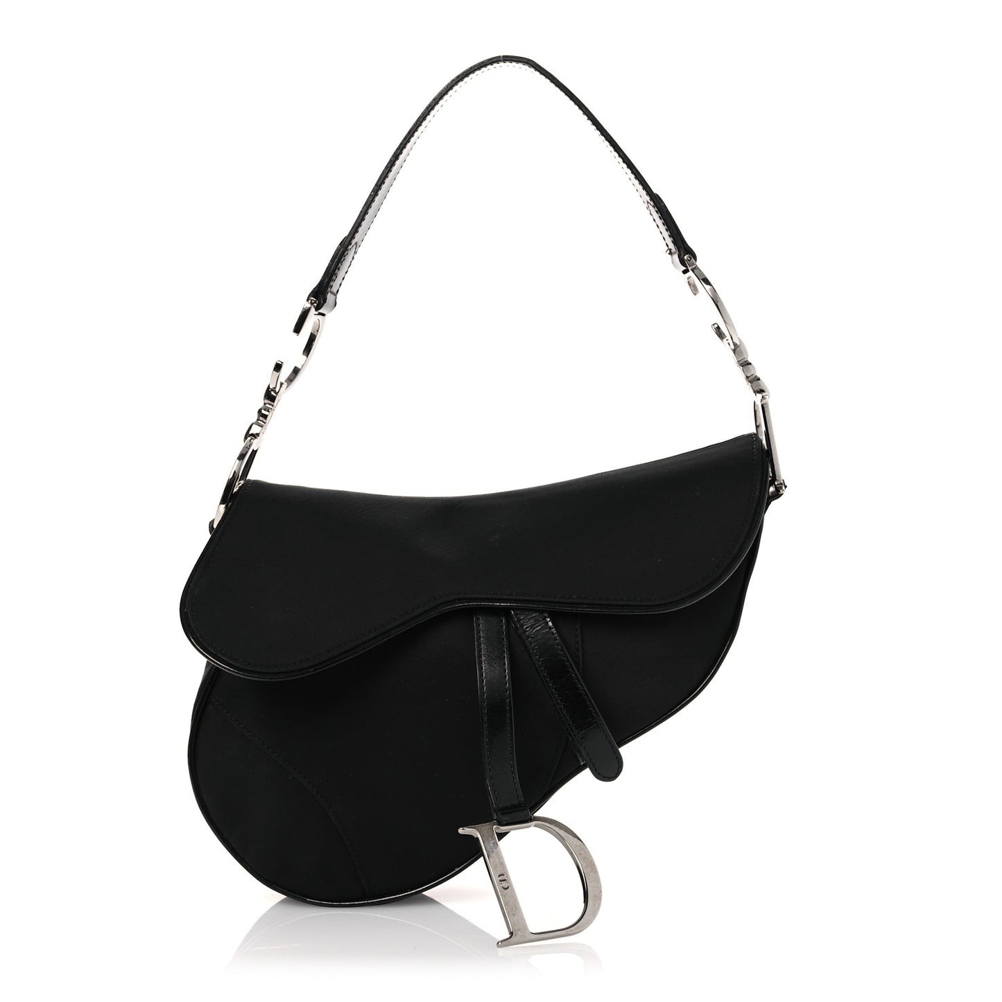 Nylon Saddle Bag Black