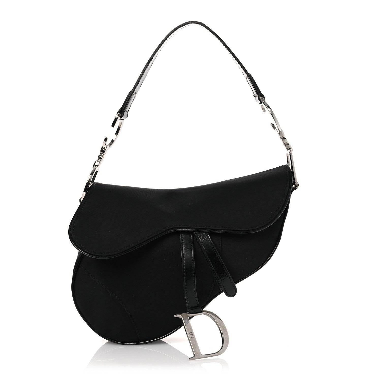 Christian Dior Nylon Saddle Bag Black 1 of 15