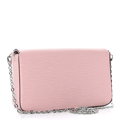 Louis Vuitton Epi Pochette Felicie Rose Ballerine 4 of 12