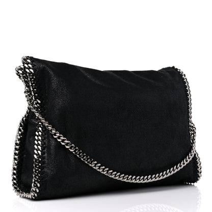 Stella McCartney Shaggy Deer Falabella Fold Over Tote Black 4 of 10