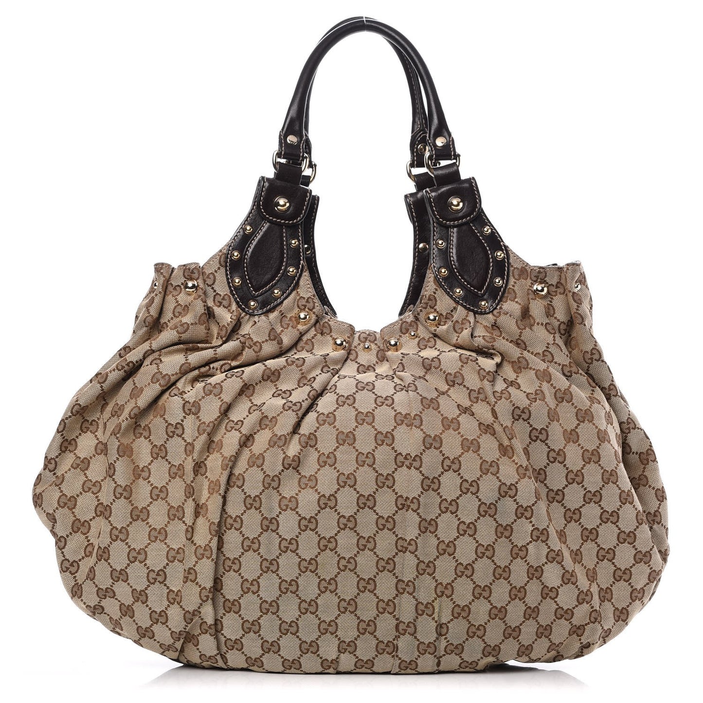 Monogram Studded Pelham Tote Ebony