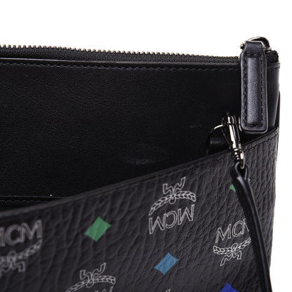 MCM Skyoptic Visetos Crossbody Pouch Spectrum Diamond Black 10 of 14