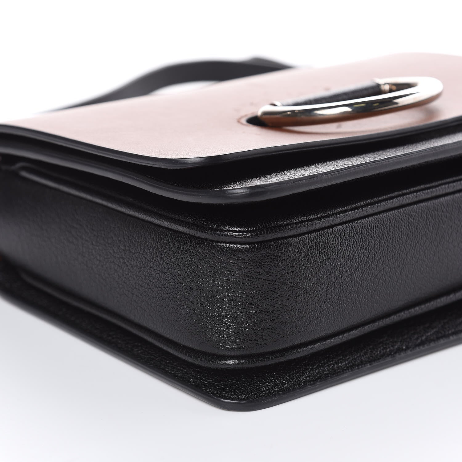 Burberry Calfskin Small D-Ring Bag Tan Black 10 of 13