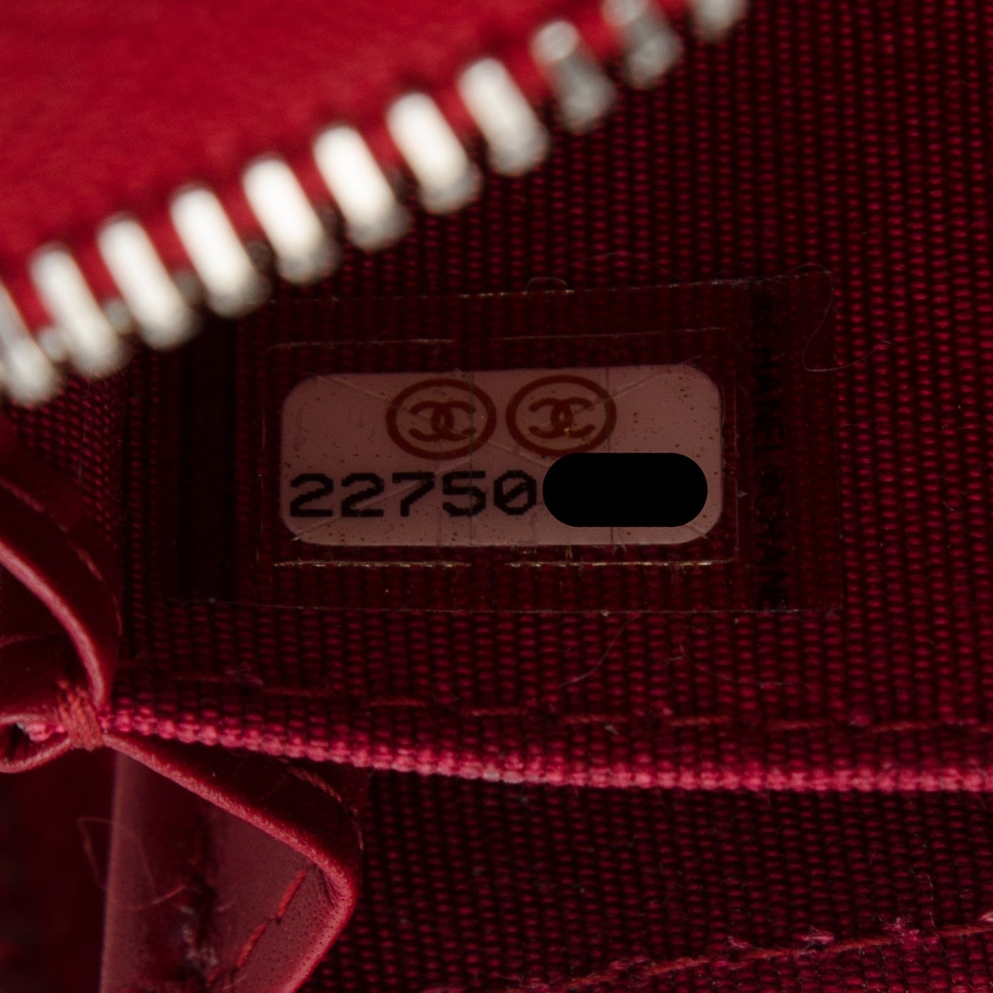 Patent Calfskin Quilted Zip Coin Purse Red