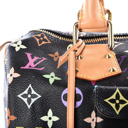 Louis Vuitton Monogram Multicolor Speedy 30 Black 12 of 12