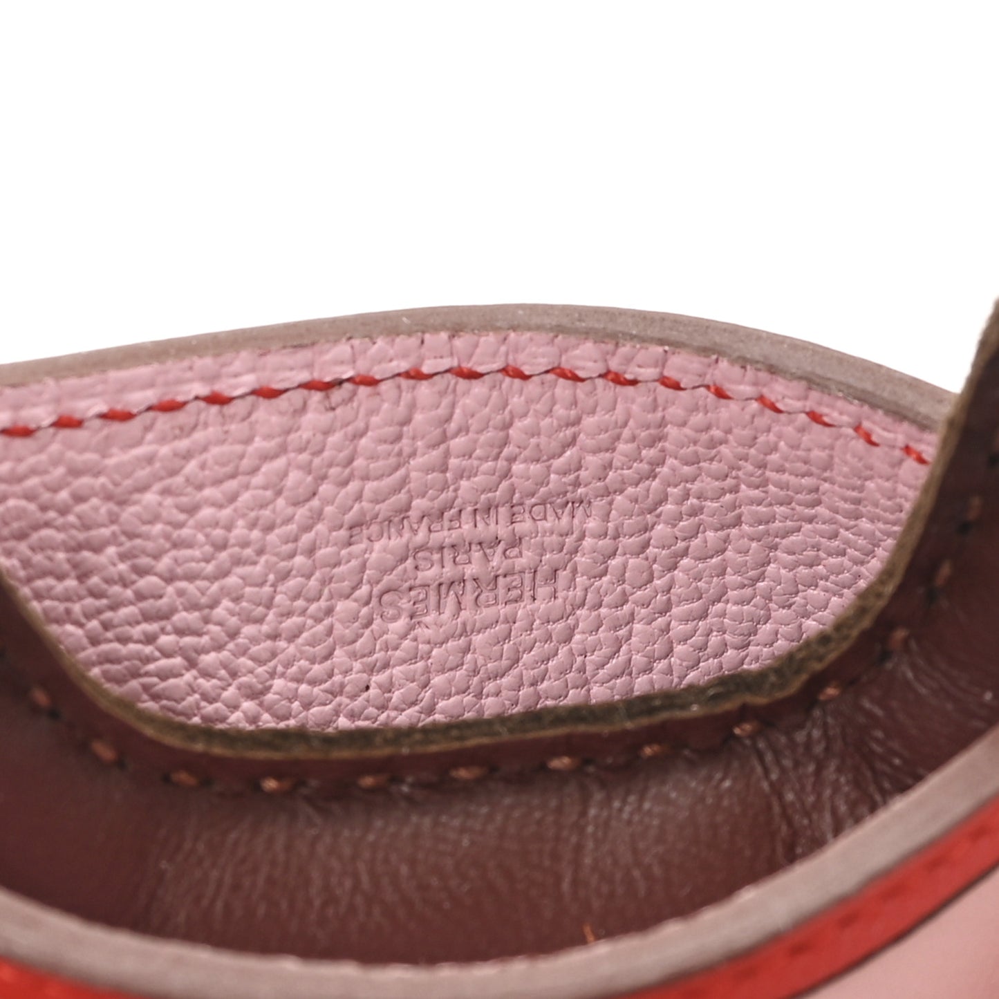 Milo Lambskin Grigri Rodeo Robeo Coeur Bag Charm PM Terre Capucine Rose Sakura