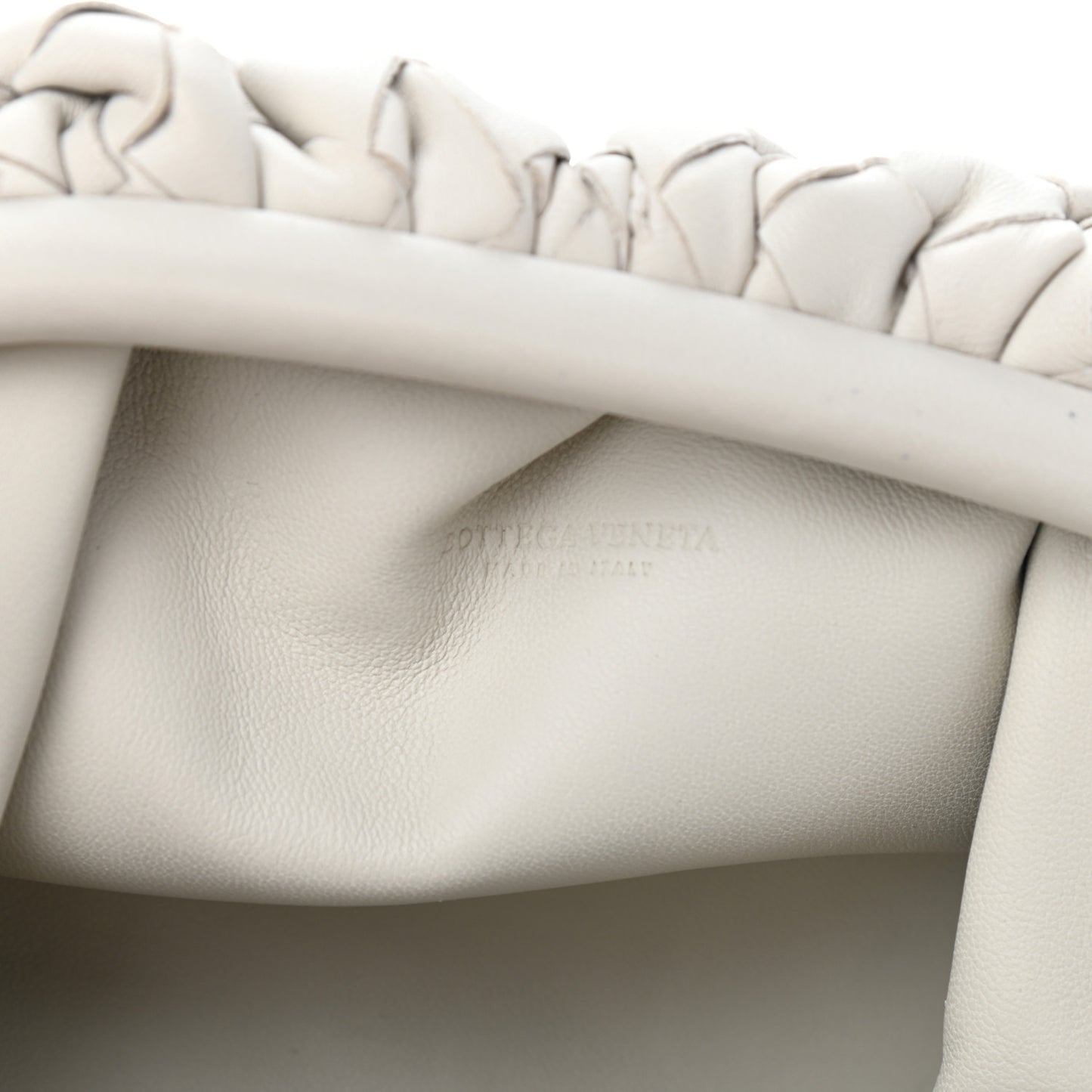 Nappa Intrecciato The Mini Pouch Plaster