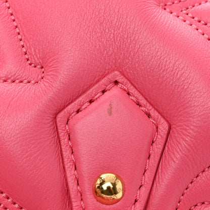 Louis Vuitton Calfskin Bubblegram Papillon BB Dragon Fruit 10 of 10