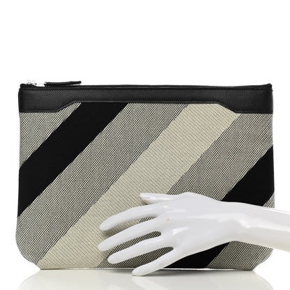Hermes Epsom Bayadere Canvas Toutim 30 Pouch 2 of 8