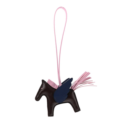 Hermes Milo Lambskin Grigri Rodeo Pegase Horse Bag Charm PM Rouge Sellier Mauve Sylvestre Bleu Saphir 1 of 5