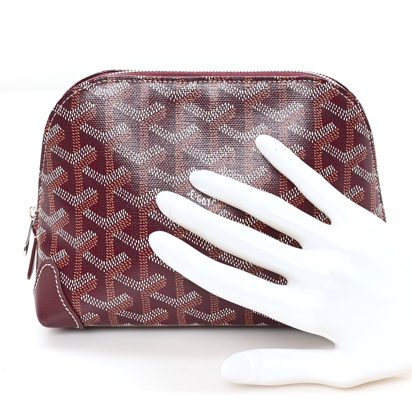 Goyardine Vendome Toiletry Pouch Burgundy