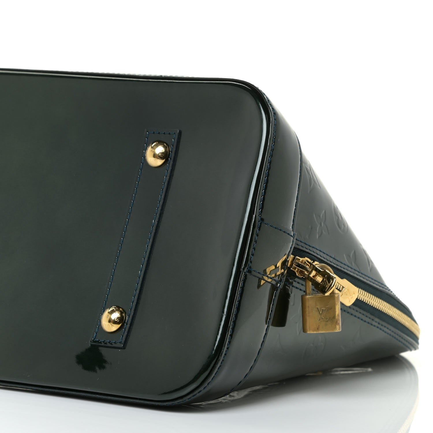 Louis Vuitton Vernis Alma GM Blue Nuit 8 of 8