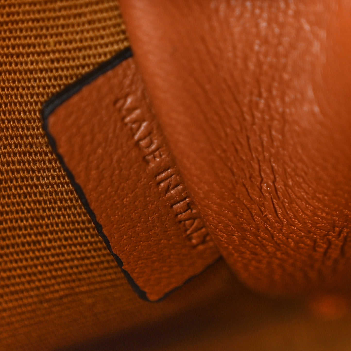 Lambskin Triomphe Canvas Clutch With Chain White Tan