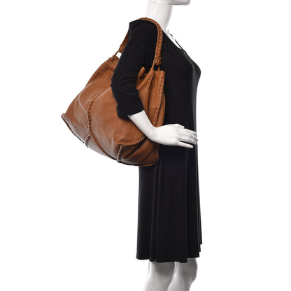 Bottega Veneta Cervo Deerskin Hobo Brown 2 of 9
