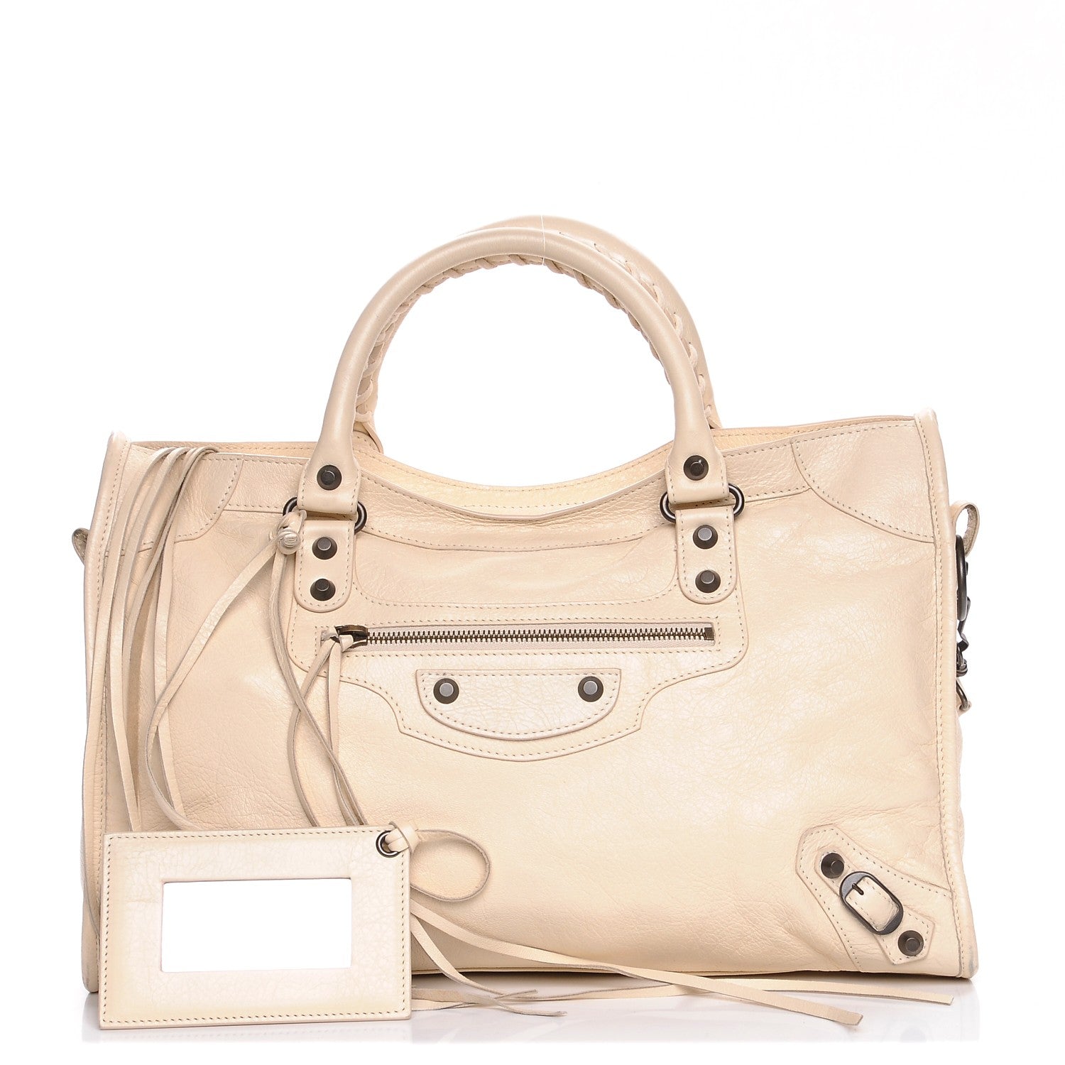Balenciaga Agneau Classic Hardware City Blanc Creme Light Craie 1 of 10