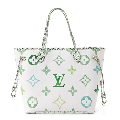 Louis Vuitton Monogram Giant By The Pool 2.0 Neverfull MM Jade 1 of 11