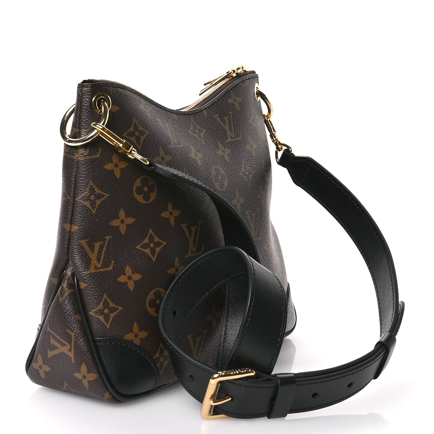 Louis Vuitton Monogram Odeon PM Black 3 of 10
