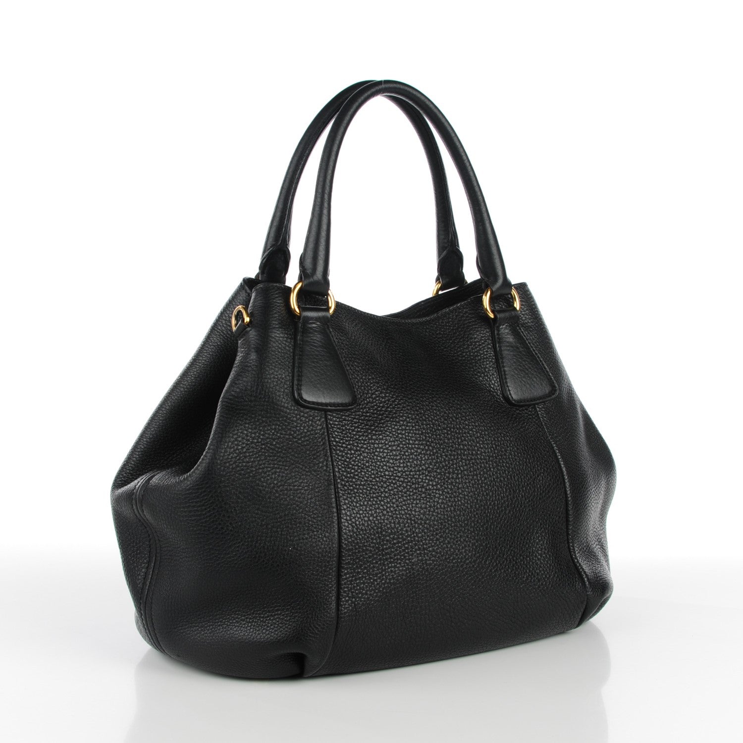 Prada Vitello Daino Shoulder Bag Nero Black 3 of 8