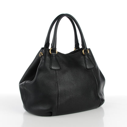 Prada Vitello Daino Shoulder Bag Nero Black 3 of 8
