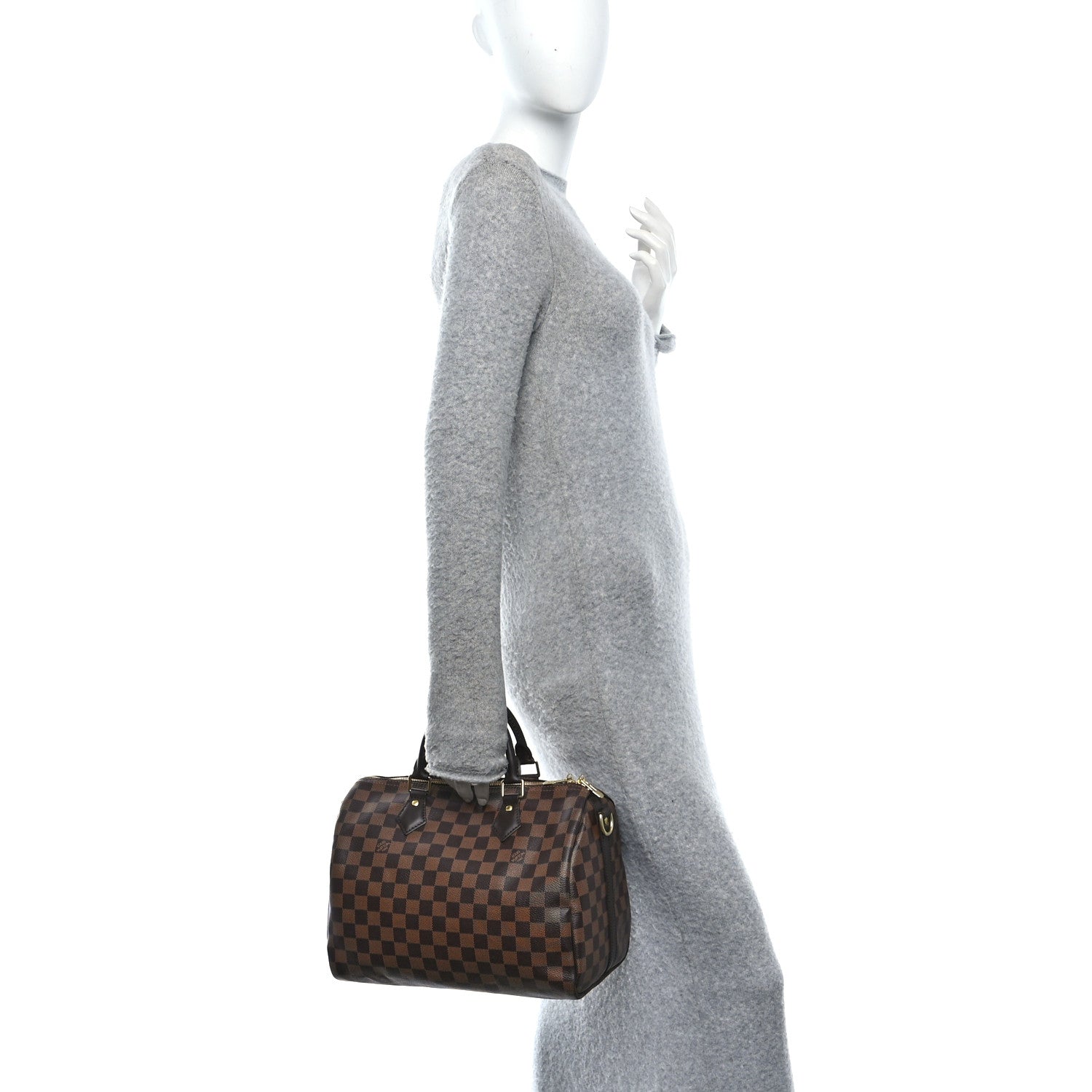 Louis Vuitton Damier Ebene Speedy Bandouliere 30 2 of 11