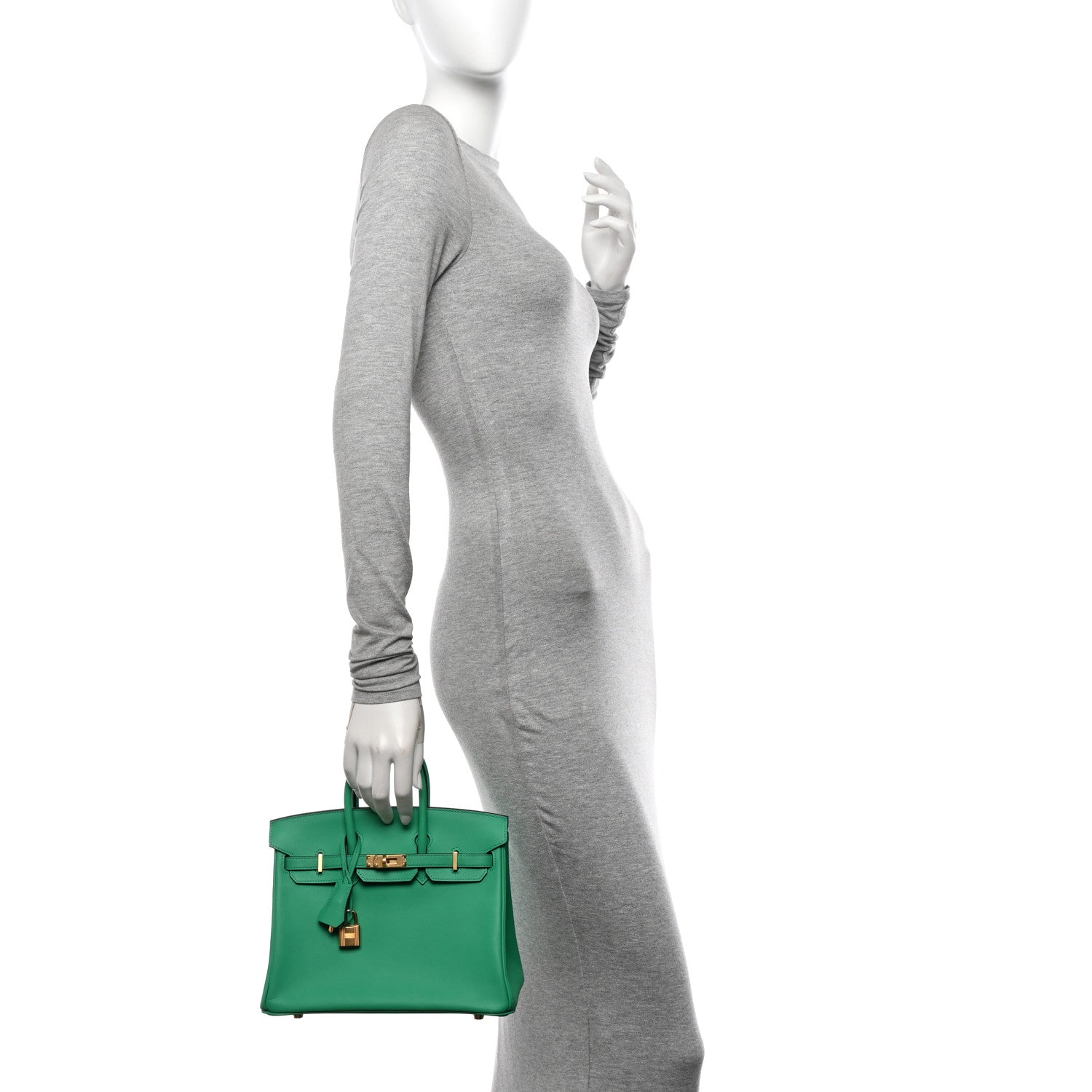 Hermes Swift Birkin 25 Menthe 2 of 12