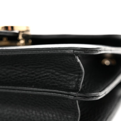 Gucci Dollar Calfskin Small Interlocking G Shoulder Bag Black 10 of 11