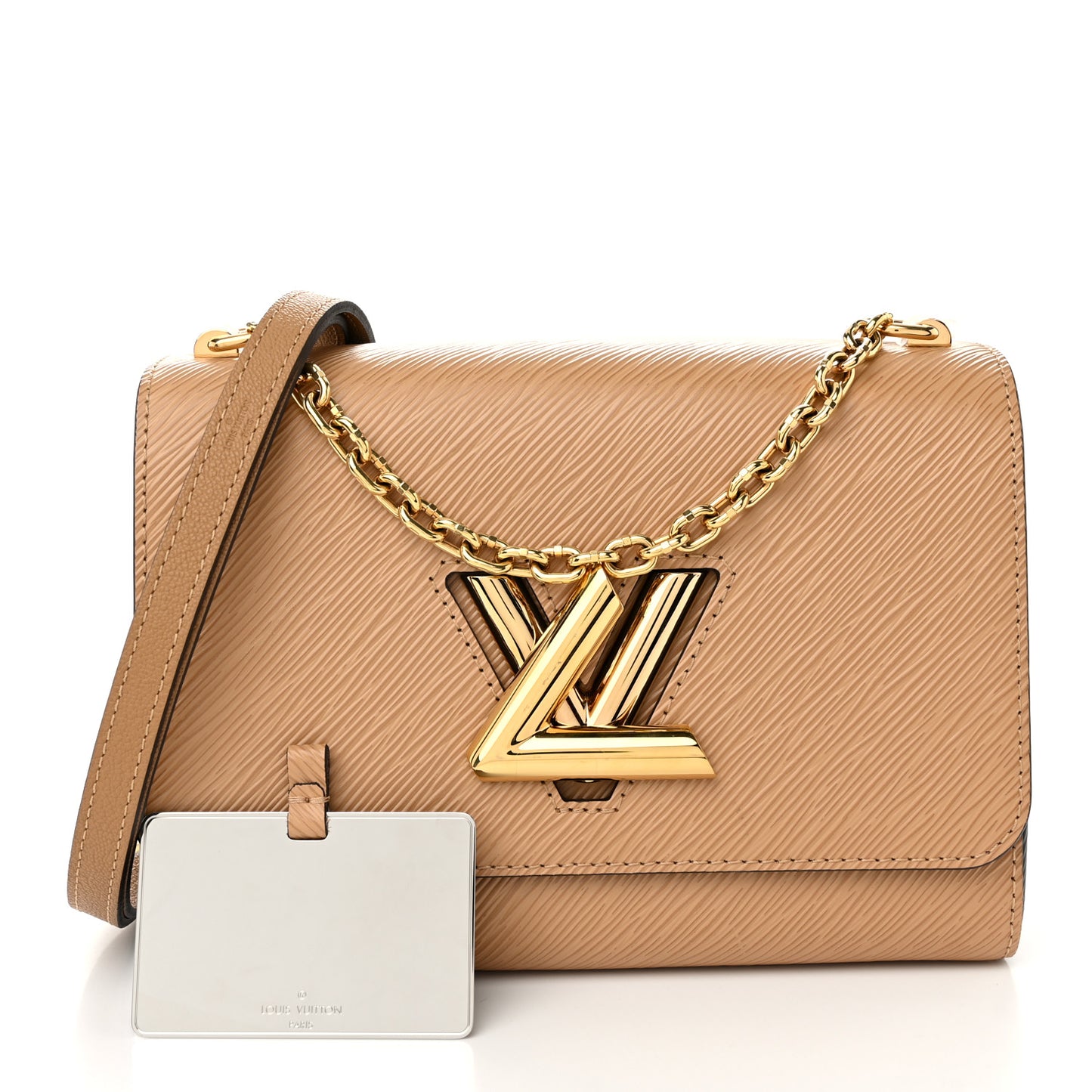 Epi Twist Shoulder Bag MM Camel