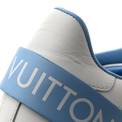 Louis Vuitton Calfskin Time Out Bow Sneakers 40 Blue 10 of 11