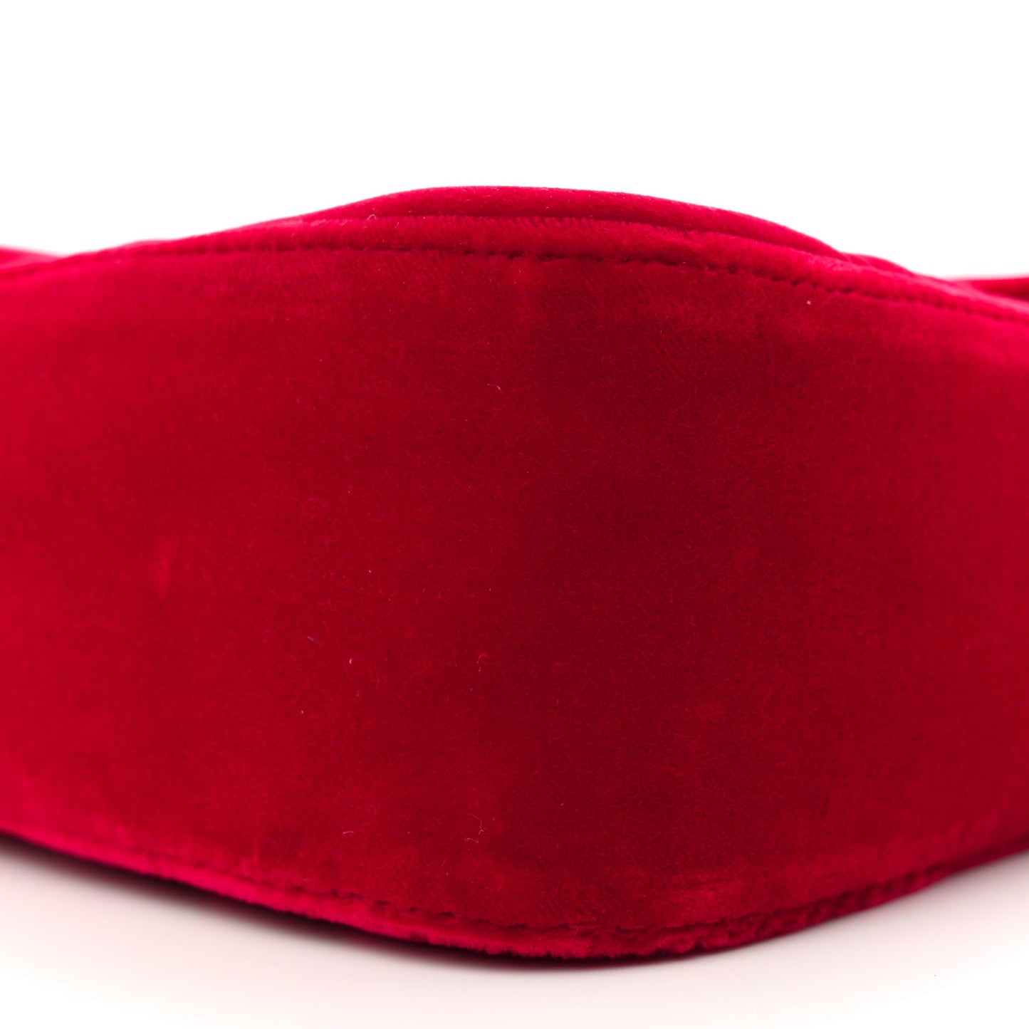 Velvet Matelasse Medium GG Marmont Shoulder Bag Hibiscus Red
