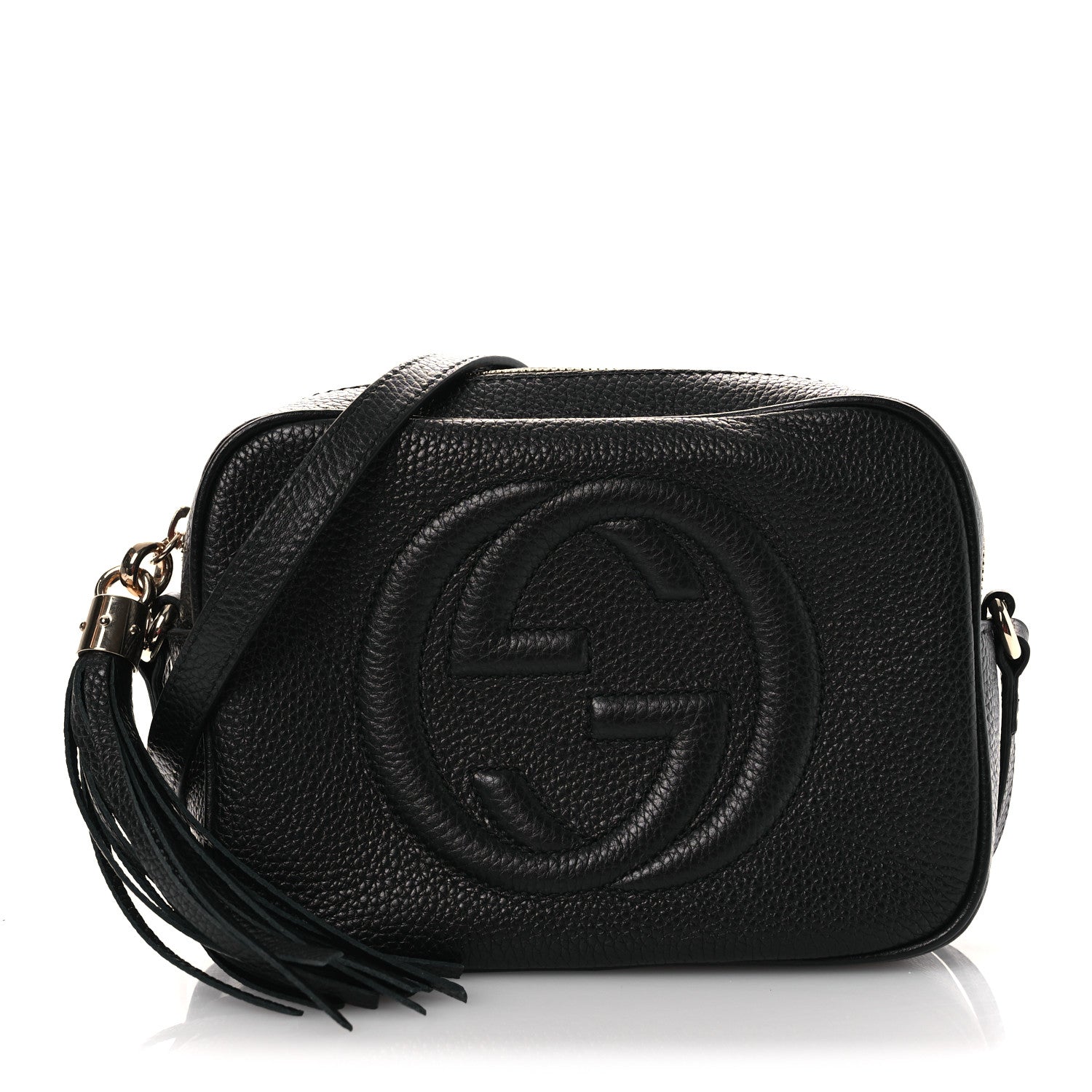 Gucci Pebbled Calfskin Small Soho Disco Bag Black 1 of 11