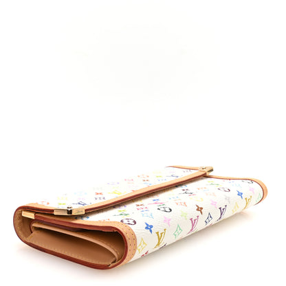 Louis Vuitton Monogram Multicolor Porte Tresor International Wallet White 4 of 7
