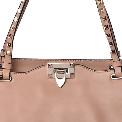 Valentino Garavani Vitello Medium Rockstud Tote Soft Noisette 12 of 12