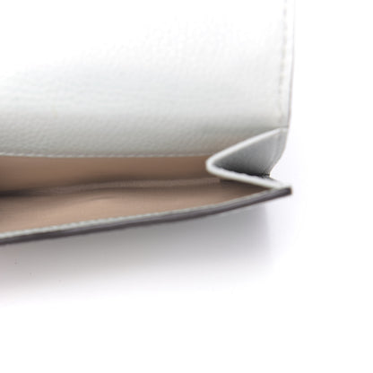 Chloe Grained Calfskin Marcie Square Wallet Atoll Blue 9 of 10