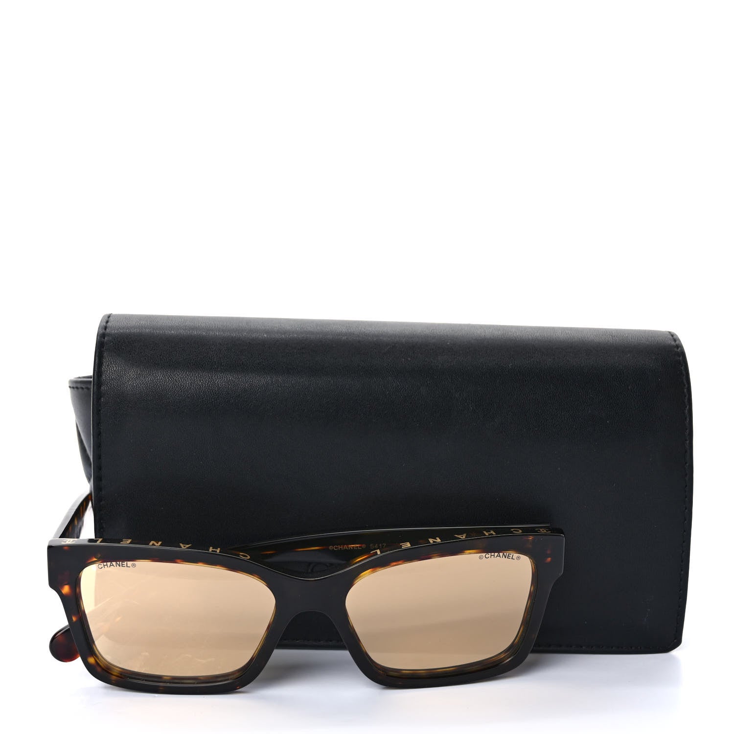 Chanel Acetate Square Sunglasses 5417 Tortoise 8 of 8