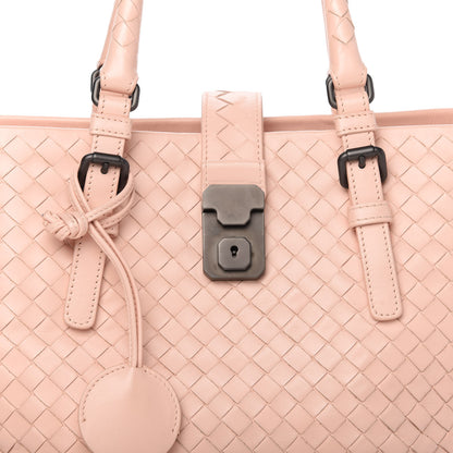 Bottega Veneta Light Calf Intrecciato Small Roma Flamingo 10 of 10
