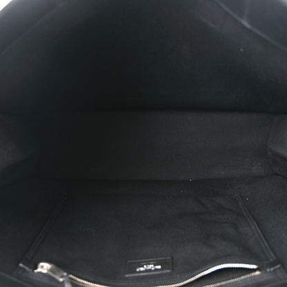 Saint Laurent Linen Calfskin Rive Gauche Tote Black 5 of 10