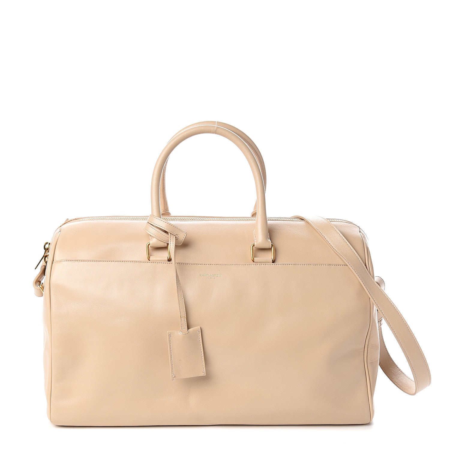 Saint Laurent Calfskin Classic Duffle 12 Nude Powder 1 of 9