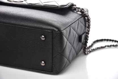 Chanel Caviar Lambskin Quilted Coco Break Camera Case Black 9 of 11