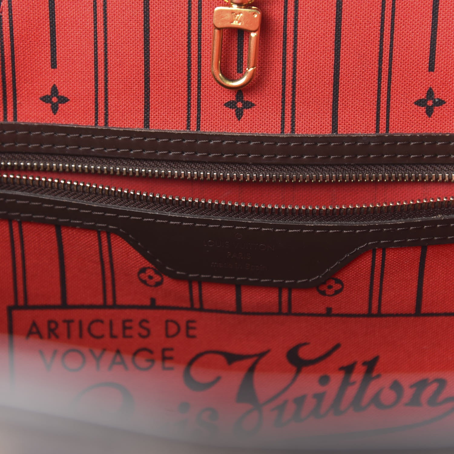 Louis Vuitton Damier Ebene Neverfull MM 8 of 10