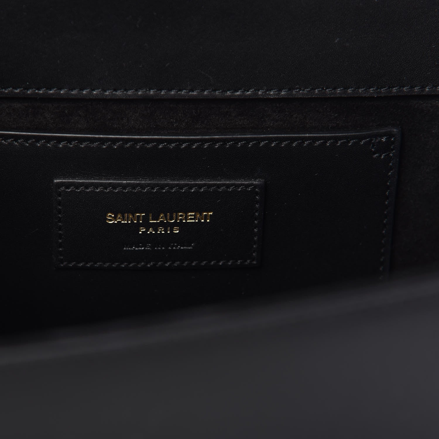 Saint Laurent Smooth Calfskin Medium Classic Monogram Kate Tassel Satchel Black 6 of 8