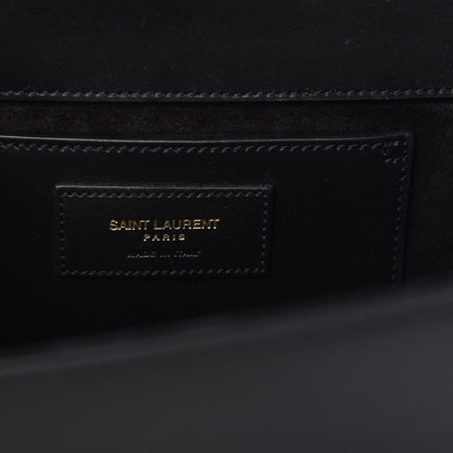 Saint Laurent Smooth Calfskin Medium Classic Monogram Kate Tassel Satchel Black 6 of 8