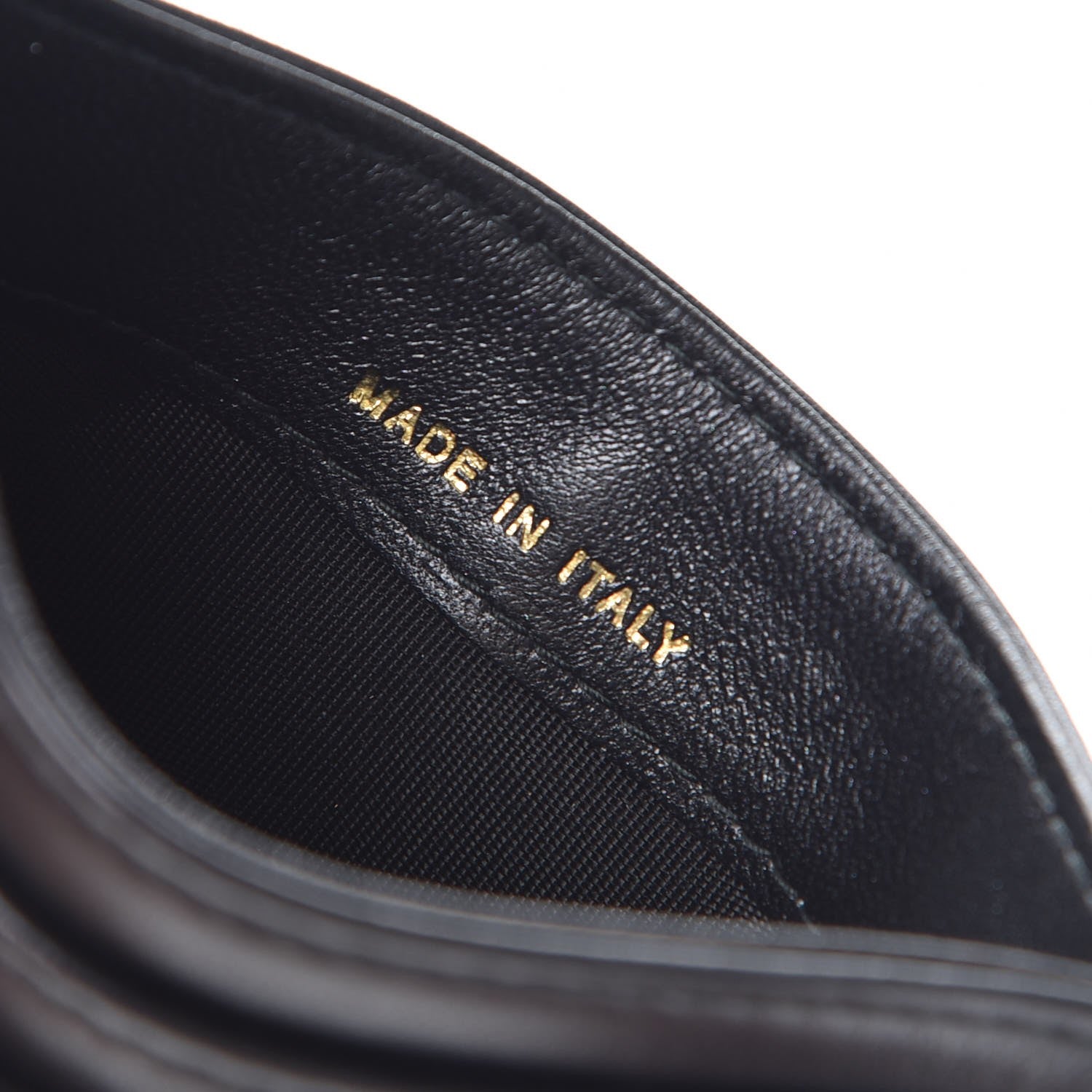 Chanel Lambskin Quilted CC Card Holder Black 7 of 8