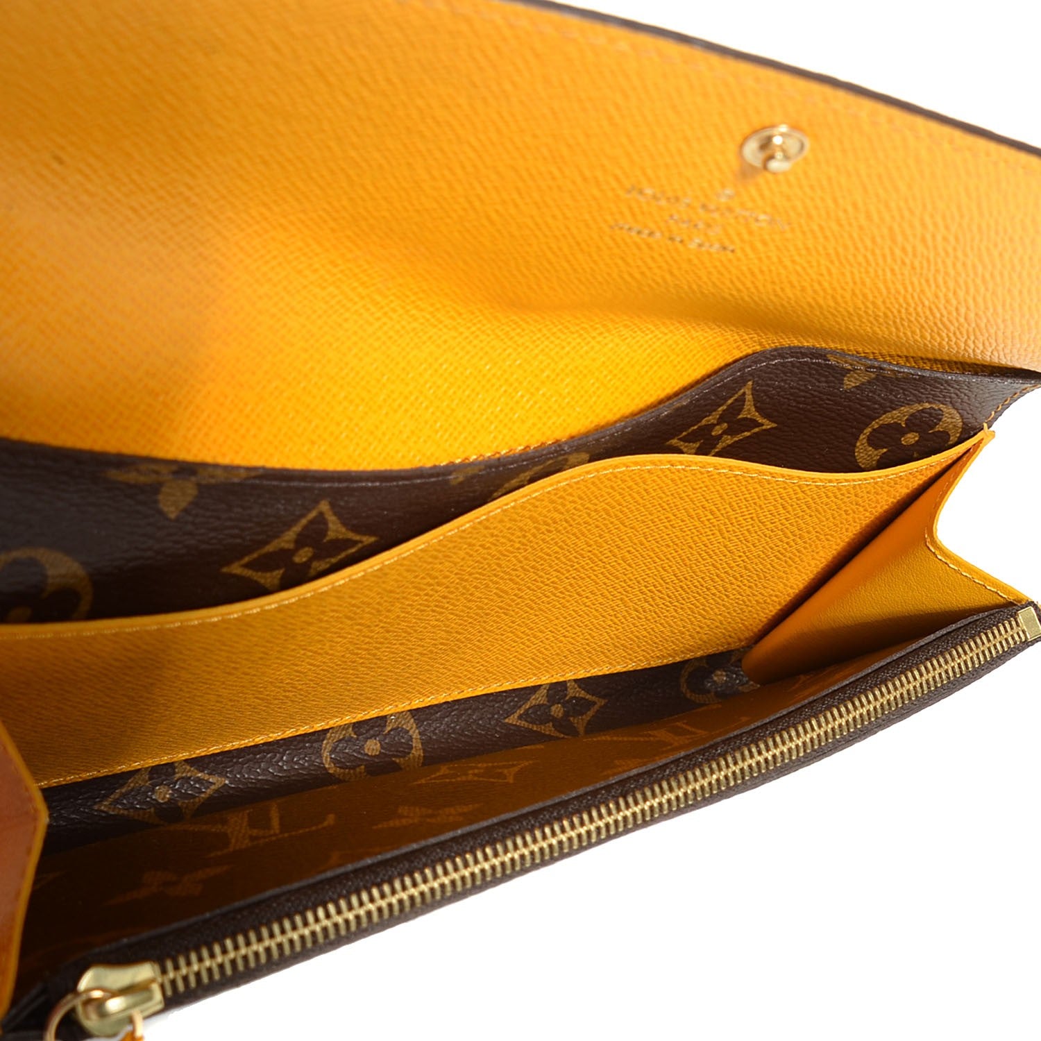 Louis Vuitton Monogram Emilie Wallet Mimosa 5 of 8