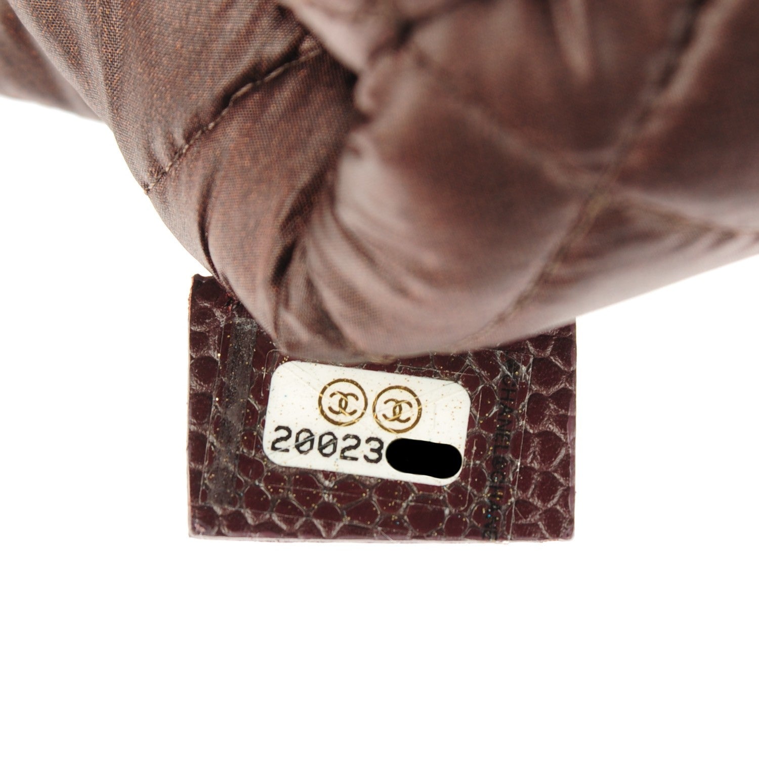 Chanel Caviar Quilted Medium Cosmetic Case Burgundy 7 of 7