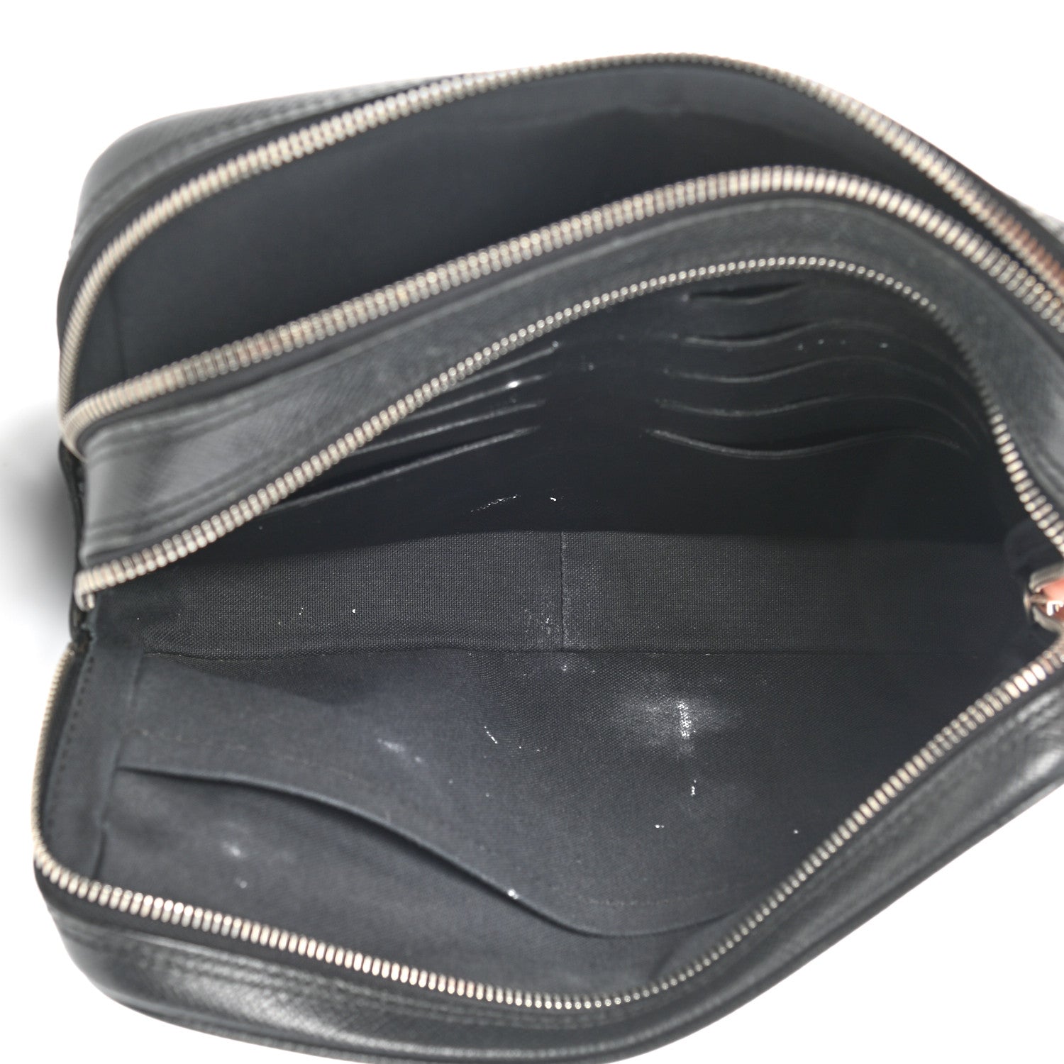 Louis Vuitton Taiga Pochette Marly Dragonee Black 6 of 10