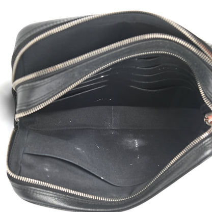 Louis Vuitton Taiga Pochette Marly Dragonee Black 6 of 10